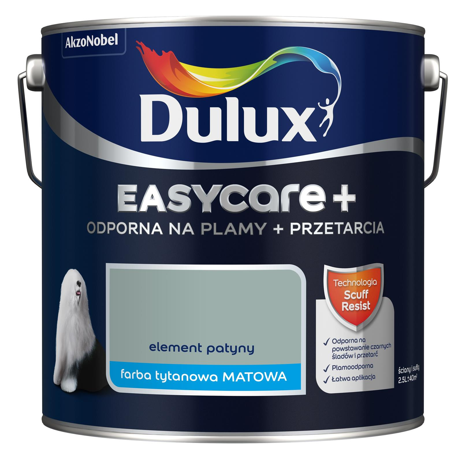 Farba Do Cian I Sufit W Lateksowa Dulux Easycare Plamy Przetarcia