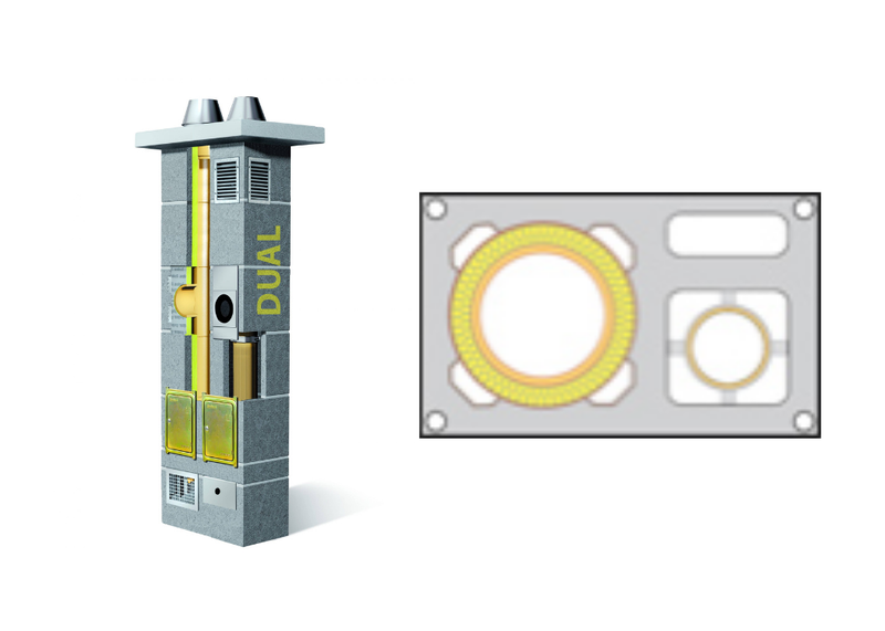 Komin Ceramiczny SCHIEDEL Dual 6 M Fi 120 200 Ceny Opinie