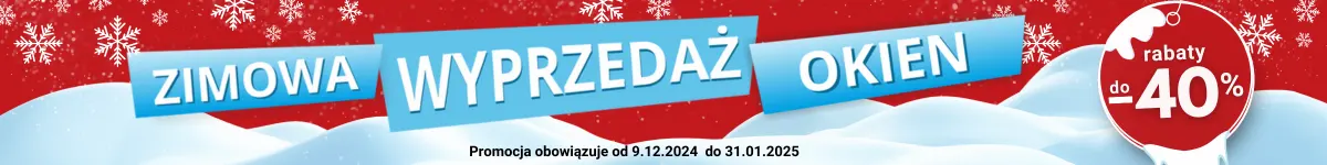 Zimowa Wyprzedaż okien do -40%