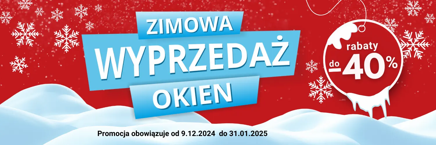 Zimowa wyprzedaż okien