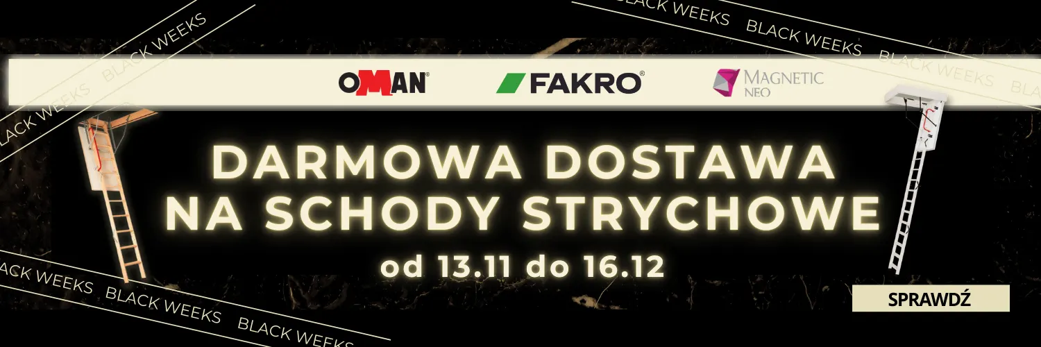 BLACK WEEKS-darmowa dostawa na schody