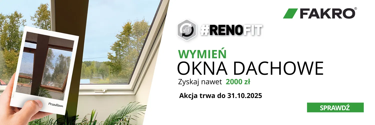FAKRO Zwrot 500 zł za zakup okna