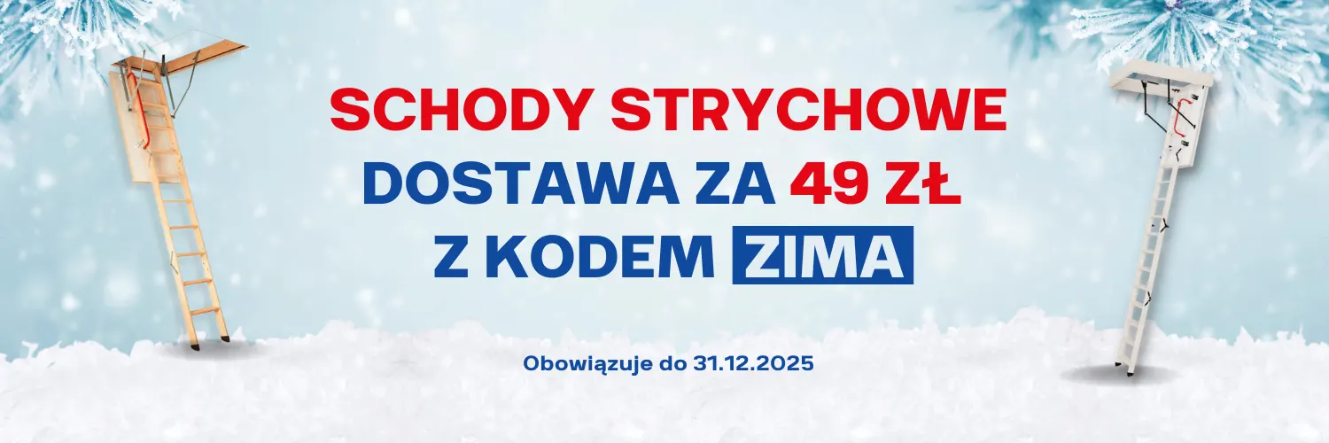 Schody strychowe - dostawa za 49 zł