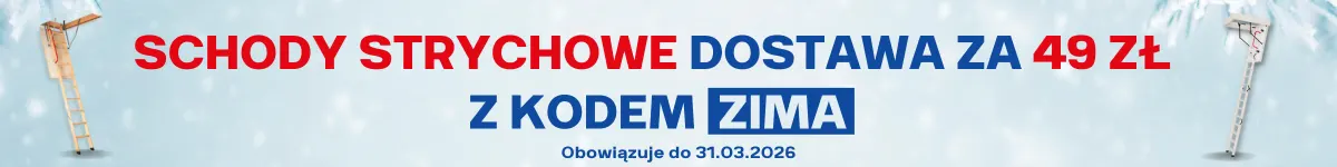 Schody strychowe - dostawa za 49 zł