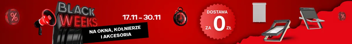 Black Weeks - okna, kołnierze, akcesoria