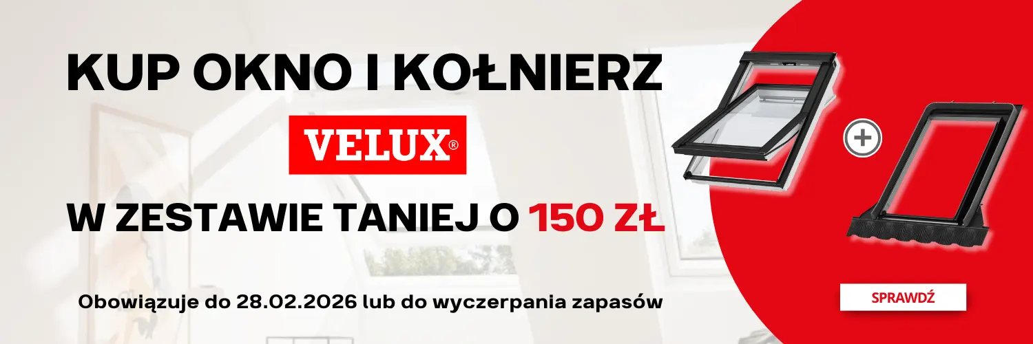 Okno i kołnierze Velux za 150 zł