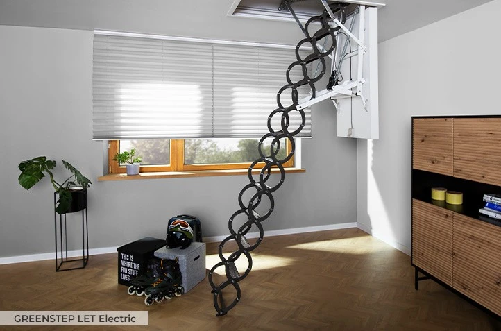 schody strychowe Fakro Greenstep LET Electric