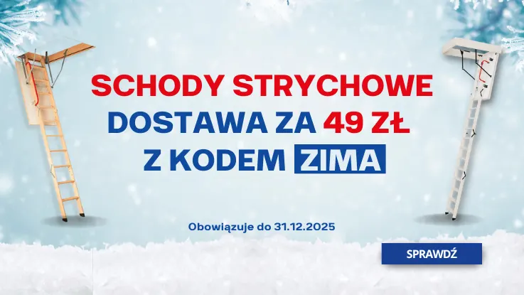 Schody strychowe dostawa za 49zł
