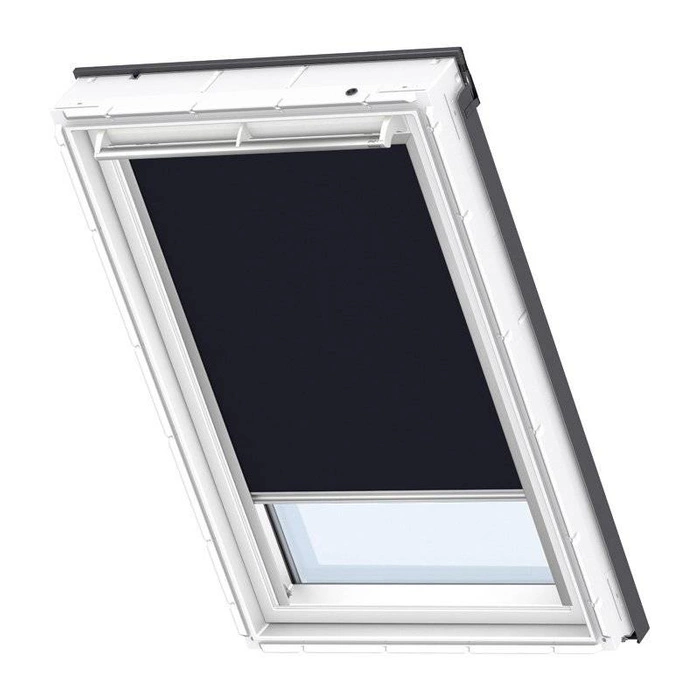 Roleta wewnętrzna do okna dachowego VELUX DSL FK08 0705S 66x140 zaciemniająca solarna