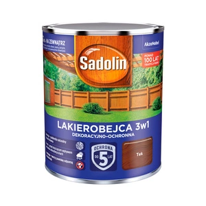 Lakierobejca do drewna SADOLIN LAKIEROBEJCA 3W1 Teak 0,7l