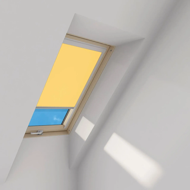 Roleta wewnętrzna do okna dachowego Fakro ARP Z-W/243 78x140 rozpraszająca elektryczna