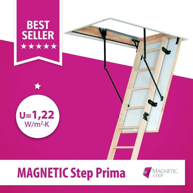 Schody strychowe MAGNETIC NEO STEP Prima 70x120