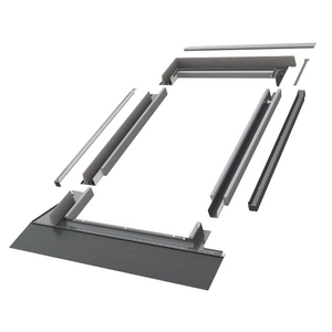 Kołnierz do okna dachowego Fakro KHV-1-AT RAL 7022 78x160 kombi moduł skrajny lewy do pokryć wysokoprofilowanych