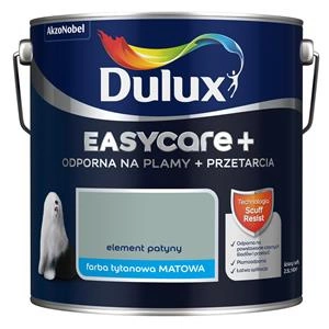 Farba do ścian i sufitów lateksowa Dulux EasyCare+ Plamy+Przetarcia Element Patyny mat 2,5L