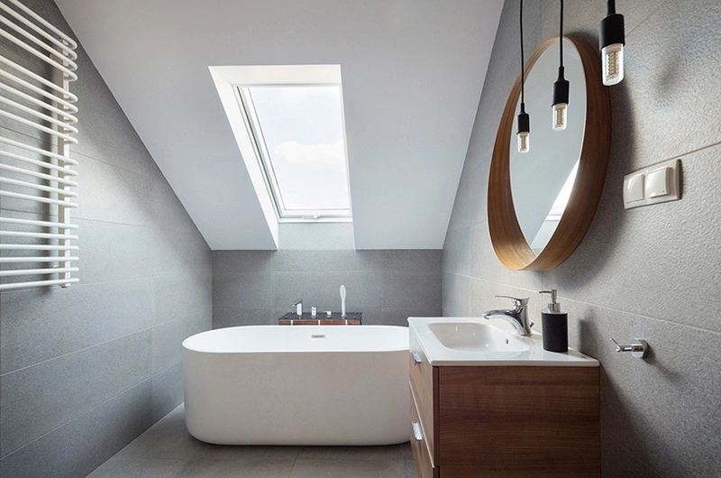 Okno dachowe FAKRO GreenView PTP-V U41 GBMX RAL 7022 66x140 3-szybowe