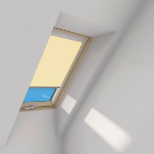 Roleta wewnętrzna do okna dachowego Fakro ARP Z-W/203 55x98 rozpraszająca elektryczna