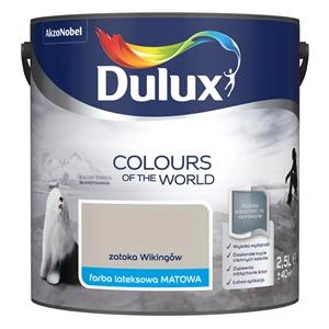 Farba do ścian i sufitów lateksowa Dulux Kolory Świata Zatoka Wikingów mat 2,5L