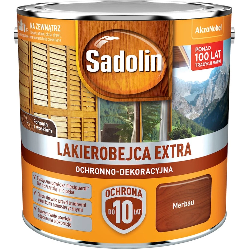 Lakierobejca do drewna SADOLIN EXTRA Merbau 2,5l