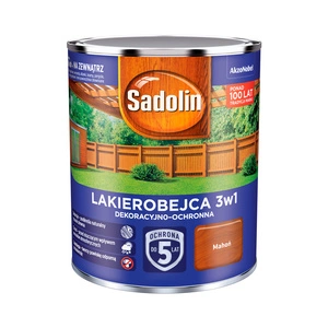 Lakierobejca do drewna SADOLIN LAKIEROBEJCA 3W1 Mahoń 0,7l