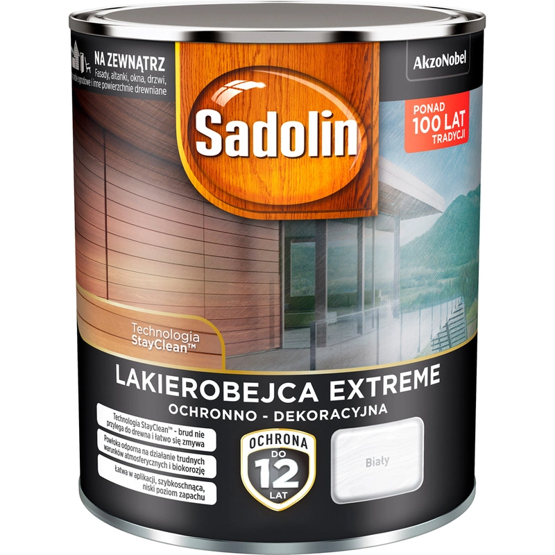 Lakierobejca ochronno- dekoracyjna SADOLIN EXTREME Biały 0,7l