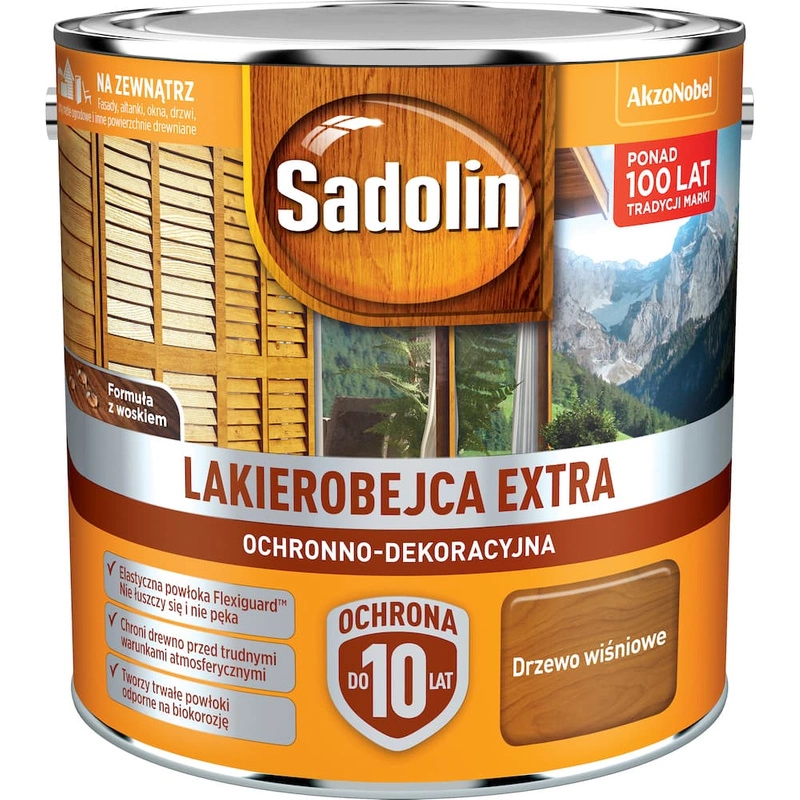 Lakierobejca do drewna SADOLIN EXTRA Drzewo Wiśniowe 2,5l