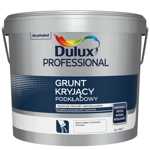 Grunt podkładowy do ścian i sufitów DULUX Grunt Kryjący Podkładowy 8l