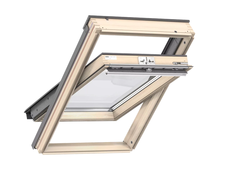 Zestaw okno dachowe VELUX GLL MK06 1061 3-szybowe + kołnierz EDW 0000 falisty 78x118