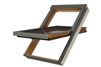 Okno dachowe Fakro PTP-V/GO U4 RAL 7022 55x98 3-szybowe PVC