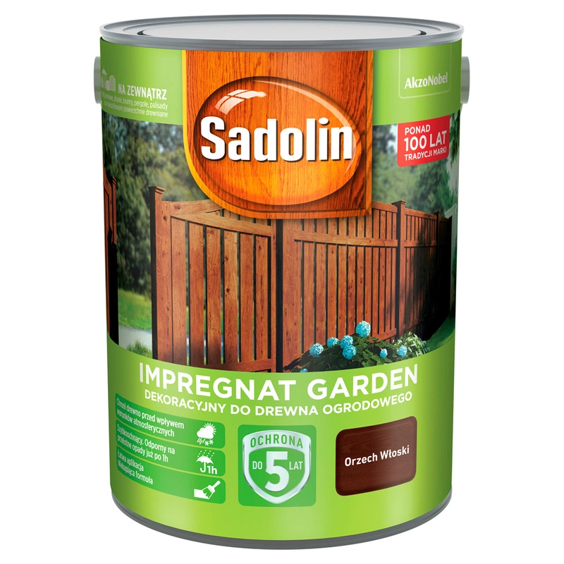 Impregnat do drewna SADOLIN GARDEN Orzech Włoski 5l