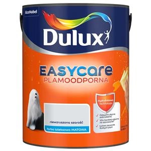 Farba do ścian i sufitów lateksowa Dulux EasyCare Niewzruszona szarość mat 5L