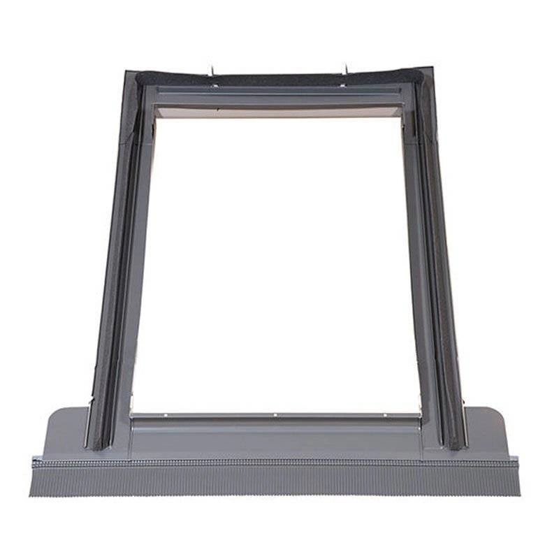 Kołnierz do okna dachowego ROOFLITE+ TFX F6A RAL 7043 66x118 do pokryć falistych