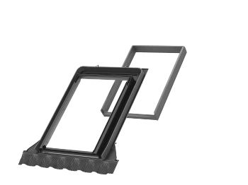 Kołnierz do okna dachowego Velux EW CK04 6000 RAL 7043 55x98 do wymiany okien