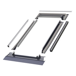 Kołnierz do okna dachowego Fakro EZV-AT AX00 RAL 7016 134x118 do pokryć falistych