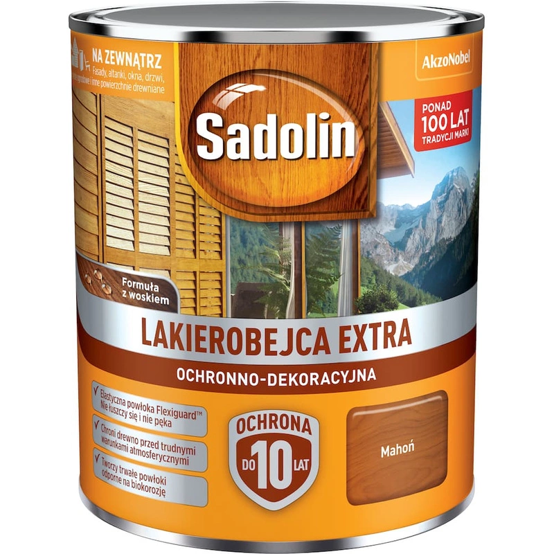 Lakierobejca do drewna SADOLIN EXTRA Mahoń 0,75l