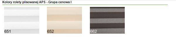 Roleta wewnętrzna do okna dachowego Fakro APS/652 RAL 9010 94x118 rozpraszająca plisowana manualna