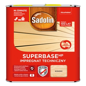 Impregnat do drewna SADOLIN SUPERBASE HP Bezbarwny mat 2,5l