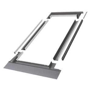 Kołnierz do okna dachowego Fakro KZV-1-P RAL 7022 78x255 kombi moduł skrajny lewy do pokryć falistych