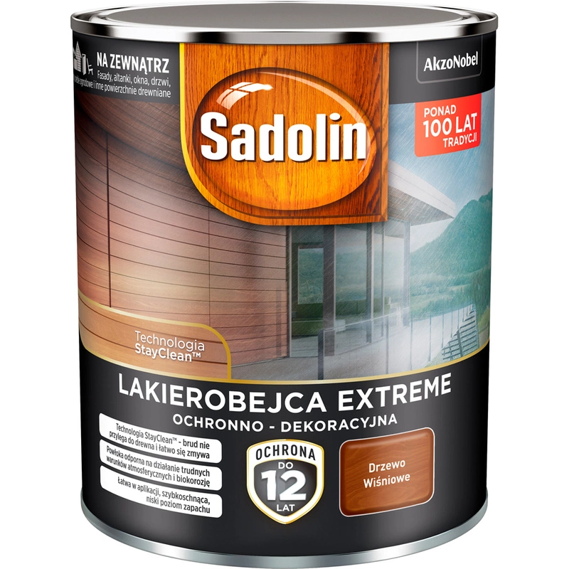 Lakierobejca ochronno- dekoracyjna SADOLIN EXTREME Drzewo Wiśniowe 0,7l