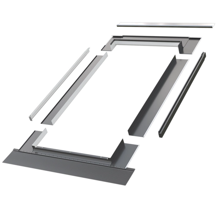 Kołnierz do okna dachowego Fakro EBV-P RAL 7022 78x180 do blachy panelowej