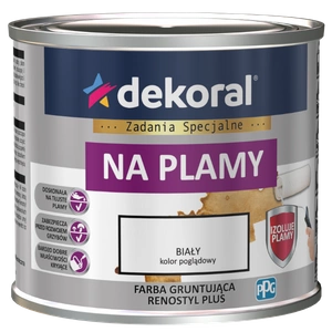 FARBA GRUNTUJĄCA DEKORAL NA PLAMY biały 0,4l