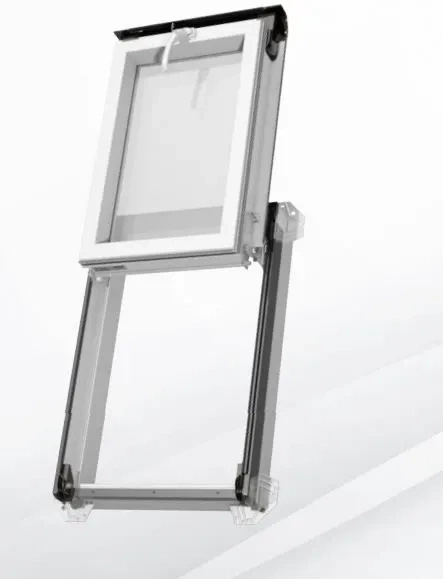 Wyłaz dachowy OKPOL IGWX E2 PVC 2-szybowy 55x78