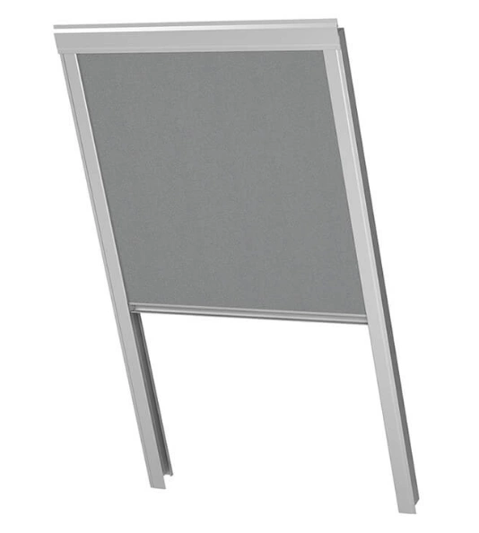 Roleta do okna dachowego ROOFLITE+ DUA P8A 4217 VL zaciemniająca grafitowa 94x140