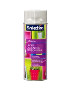 Lakier ogólnego stosowania ŚNIEŻKA Multispray bezbarwny 400 ml