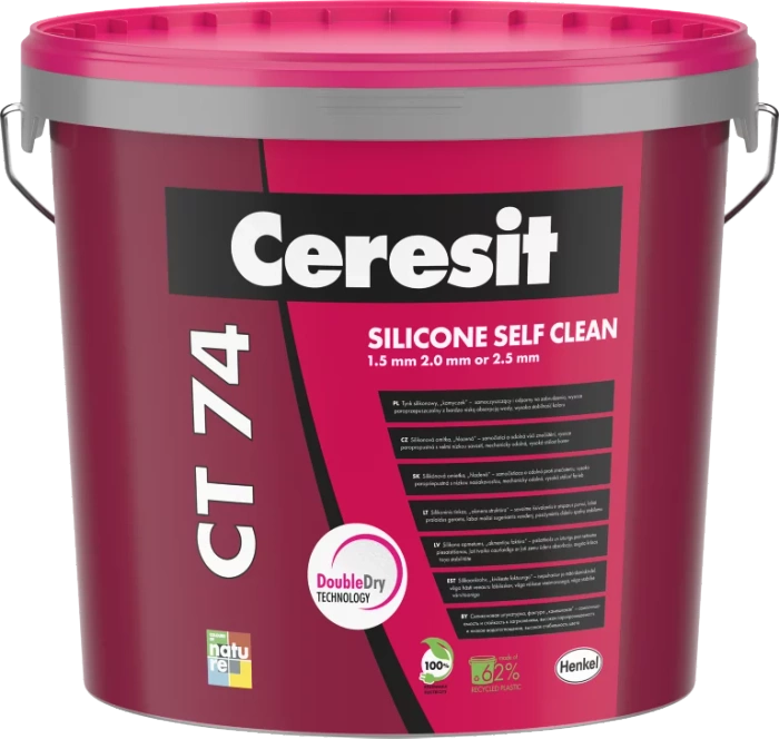 Tynk silikonowy CERESIT CT74 1,5mm 25kg AFRICA 5