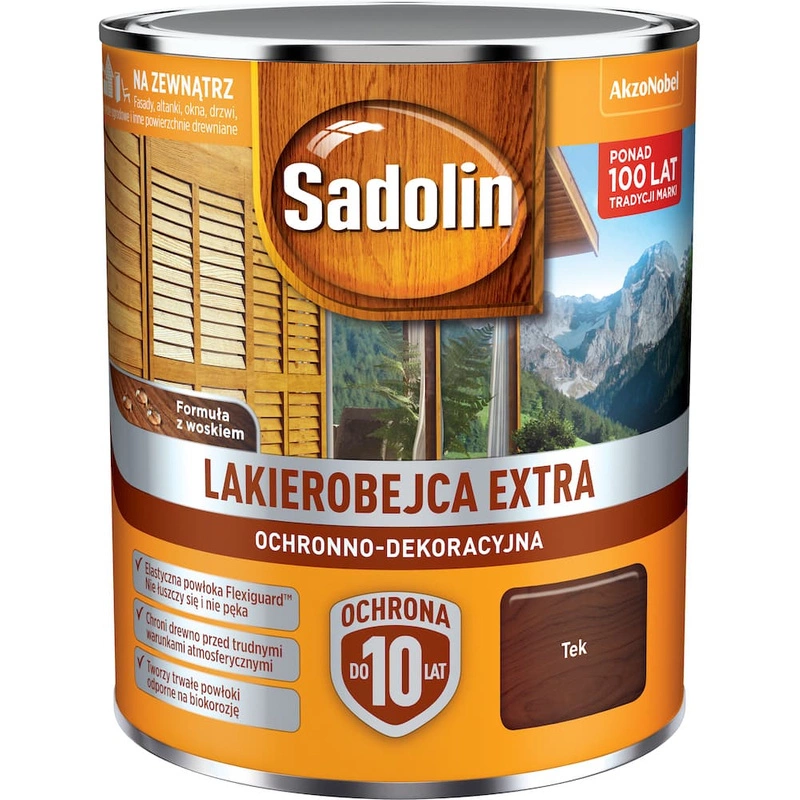 Lakierobejca do drewna SADOLIN EXTRA Tek 0,75l