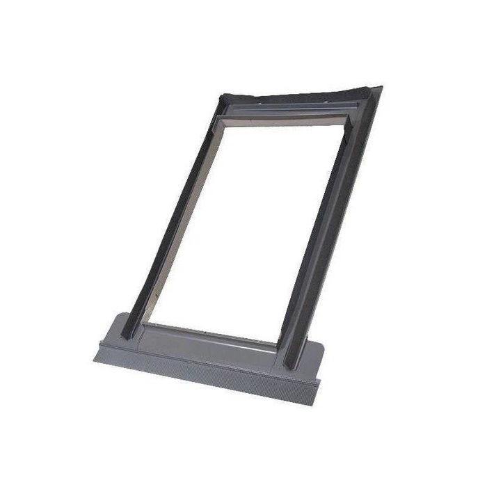 Kołnierz do okna dachowego SKYFENS SKYLIGHT RAL 8019 55x78 do pokryć falistych