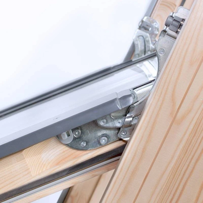 Okno dachowe RoofLITE+ Slim Pine DPY S6A B900 drewniane 2-szybowe 114x118 