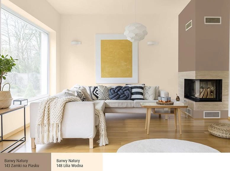 Farba do ścian lateksowa ŚNIEŻKA Barwy Natury lilia wodna 148 mat 5l