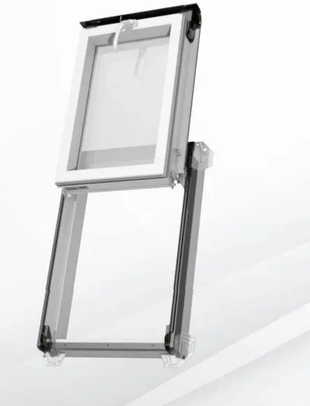 Wyłaz dachowy OKPOL IGWX E2 PVC 2-szybowy 55x78