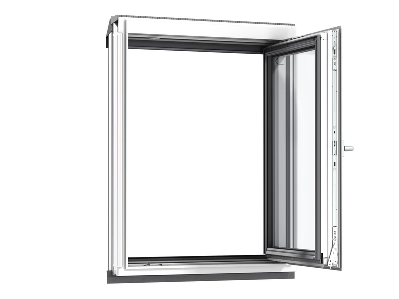 Okno dachowe kolankowe VELUX VFB PK35 2066 94x95 3-szybowe drewniane